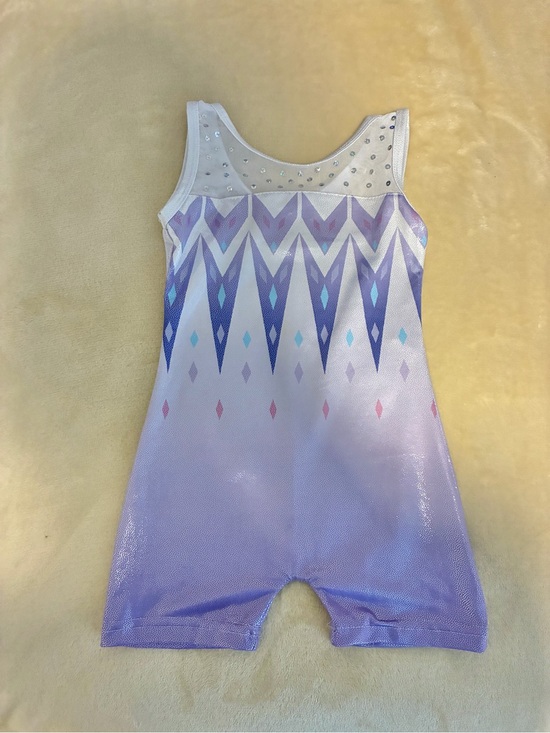 Other - Girls' Lavender Geometric One-Piece Romper